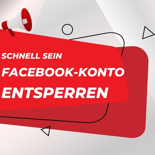 Entsperren und Wiederherstellen Ihres Facebook - und Werbekontos in wenigen einfachen Schritten.